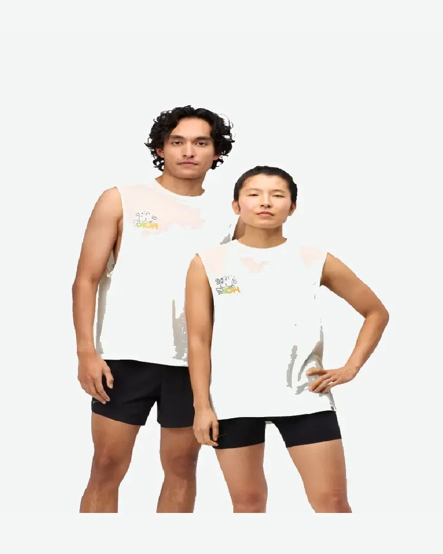 hoka glidetech sans manches Unisexe