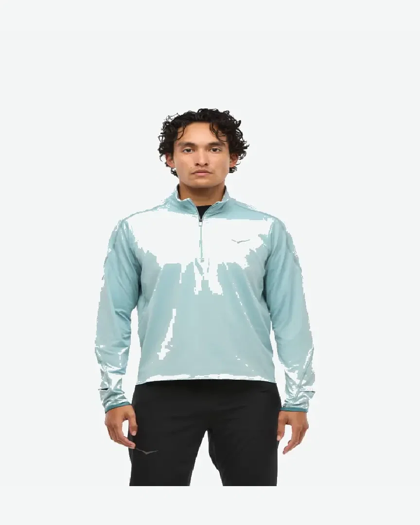 hoka haut à col zippé glidetech Homme