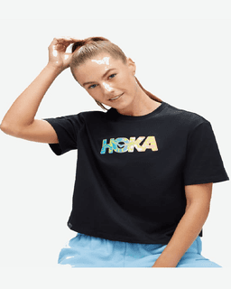 hoka haut à manches courtes logo topo Femme – 4/6