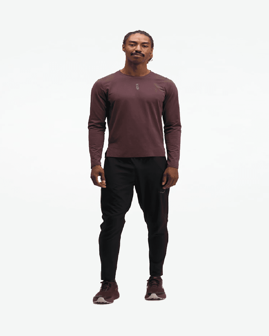 Hoka Haut À Manches Longues Everyrun M - 1175854-DEP (2) au meilleur prix !
