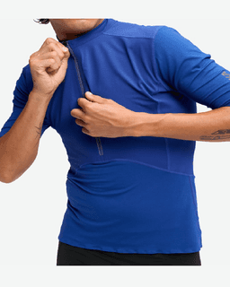 hoka haut avec fermeture éclair à manches courtes skybreeze Homme – 4/6