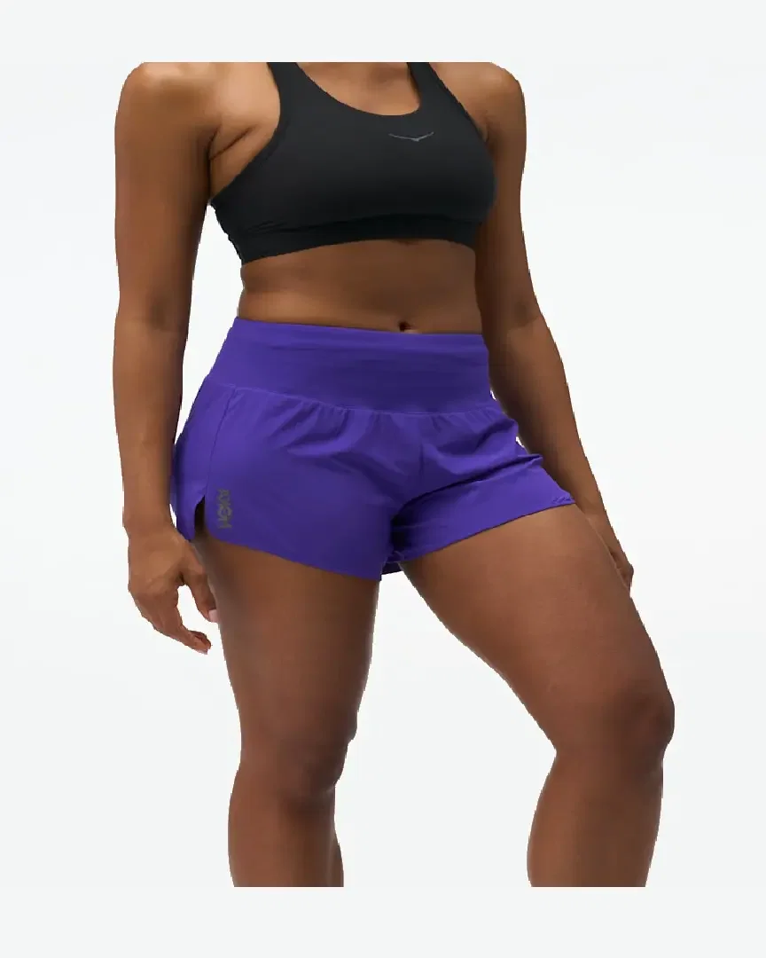 hoka short mr avec slip intégré glide 9 cm Femme