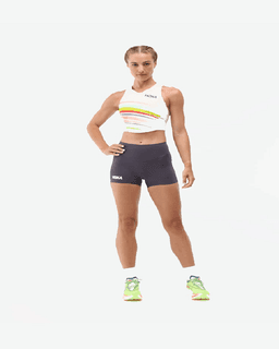 hoka short race day ajusté 6,4 cm Femme – 3/4