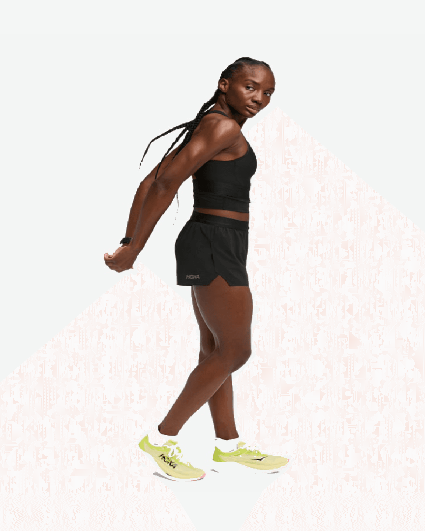 Hoka Short Race Day Split W - 1176991-BLK (2) au meilleur prix !