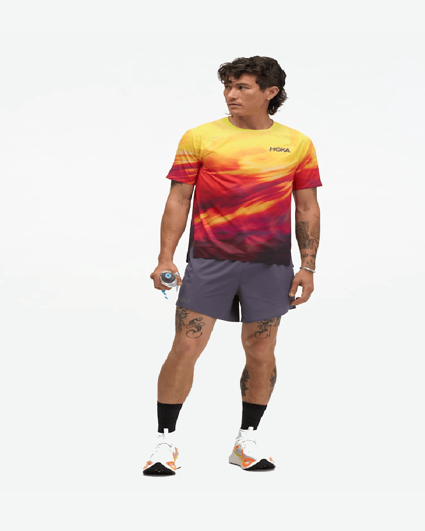 Hoka T-Shirt À Manches Courtes Race Day M - 1182018-HSP (2) au meilleur prix !