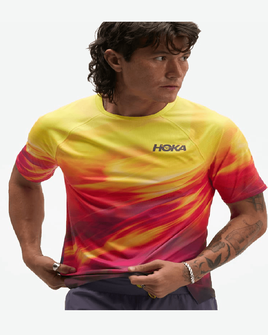Hoka T-Shirt À Manches Courtes Race Day M - 1182018-HSP (3) au meilleur prix !