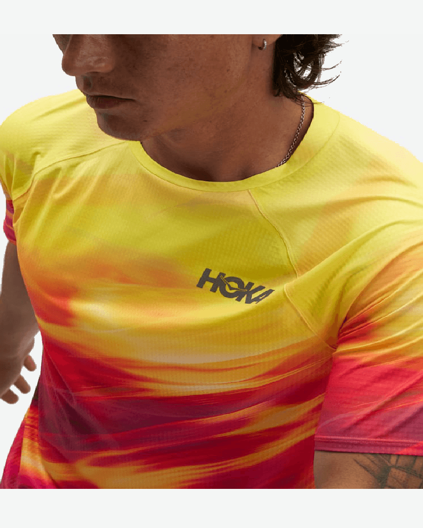 Hoka T-Shirt À Manches Courtes Race Day M - 1182018-HSP (4) au meilleur prix !