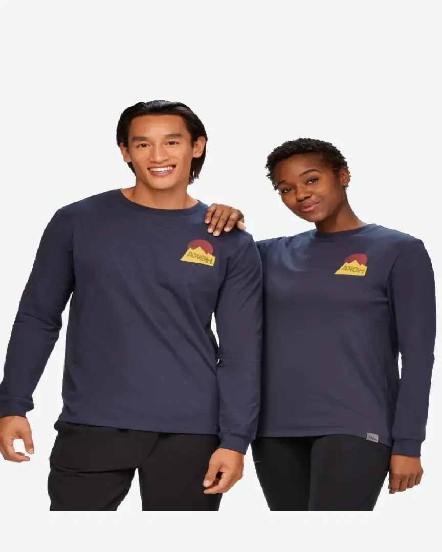 hoka t-shirt à manches longues graphic Unisexe