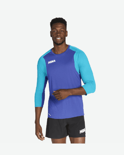 hoka t-shirt à manches trois-quarts glide Unisexe – 5/8