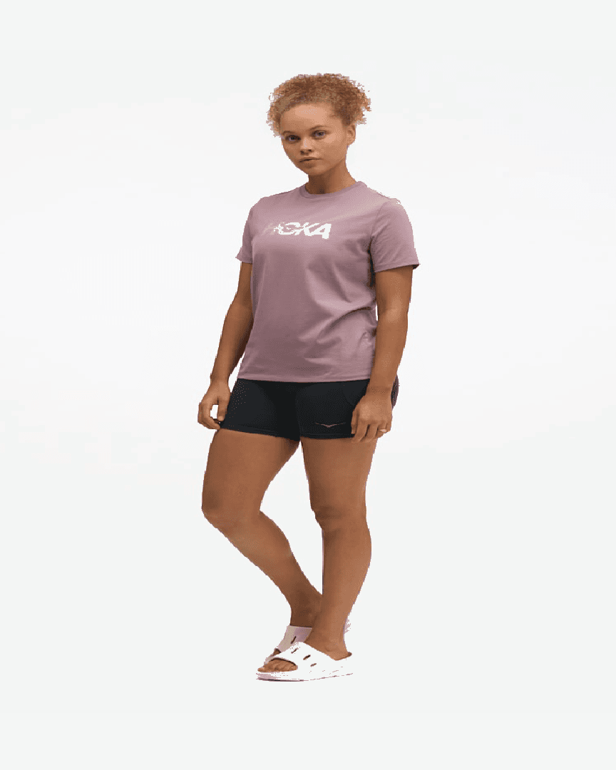 Hoka T-Shirt À Motif Core Logo W - 1174751-DQR (2) au meilleur prix !