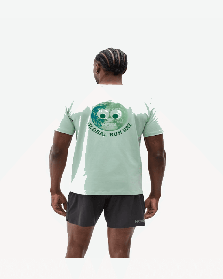 Hoka T-Shirt À Motif Global Run Day M - 1180490-SAG (1) au meilleur prix !