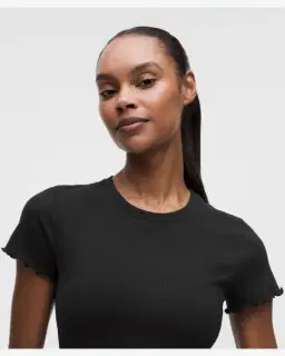 Lululemon baby tee align à ourlet ondulé Femme – 4/5