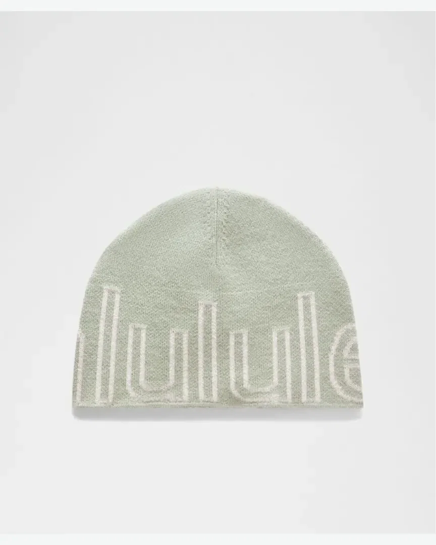 Lululemon bonnet en laine mérinos avec logo Unisexe