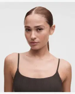 Lululemon bralette longue côtelée à fines bretelles underease bonnets a–c Femme – 4/5