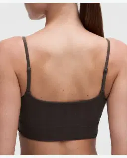Lululemon bralette longue côtelée à fines bretelles underease bonnets a–c Femme – 5/5