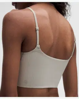 Lululemon bralette longue côtelée à fines bretelles underease bonnets a–c Femme – 5/5