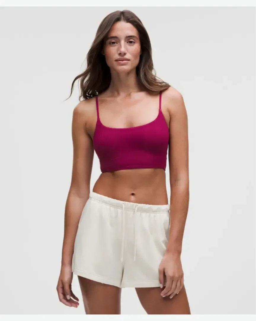 Lululemon bralette longue côtelée à fines bretelles underease bonnets a–c Femme