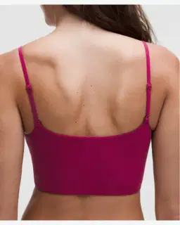 Lululemon bralette longue côtelée à fines bretelles underease bonnets a–c Femme – 5/5