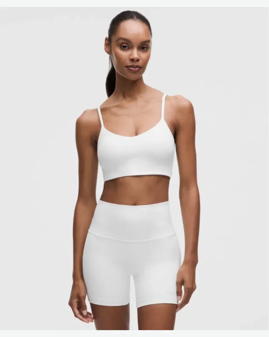 Lululemon Brassière Bend This À Fines Bretelles Maintien Léger, Bonnets A À C W