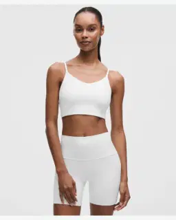 Lululemon brassière bend this à fines bretelles maintien léger, bonnets a à c Femme – 4/5