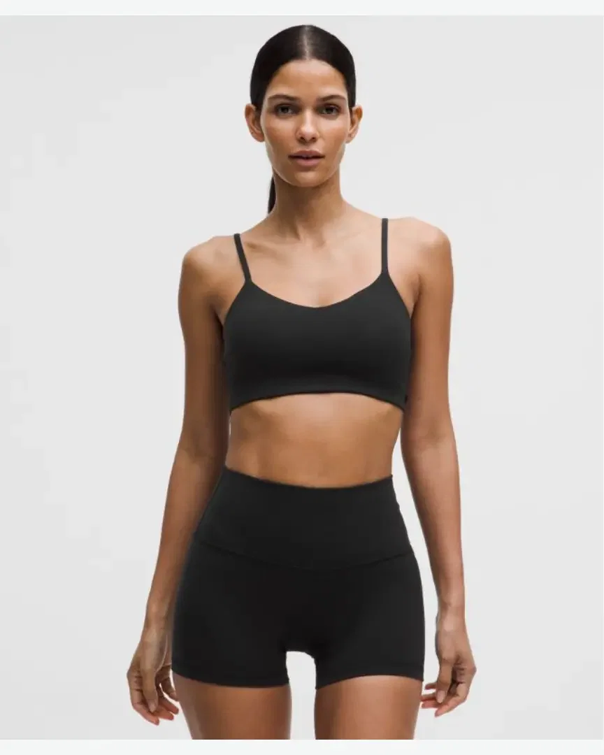 Lululemon Brassière Bend This À Fines Bretelles Maintien Léger, Bonnets A À C W