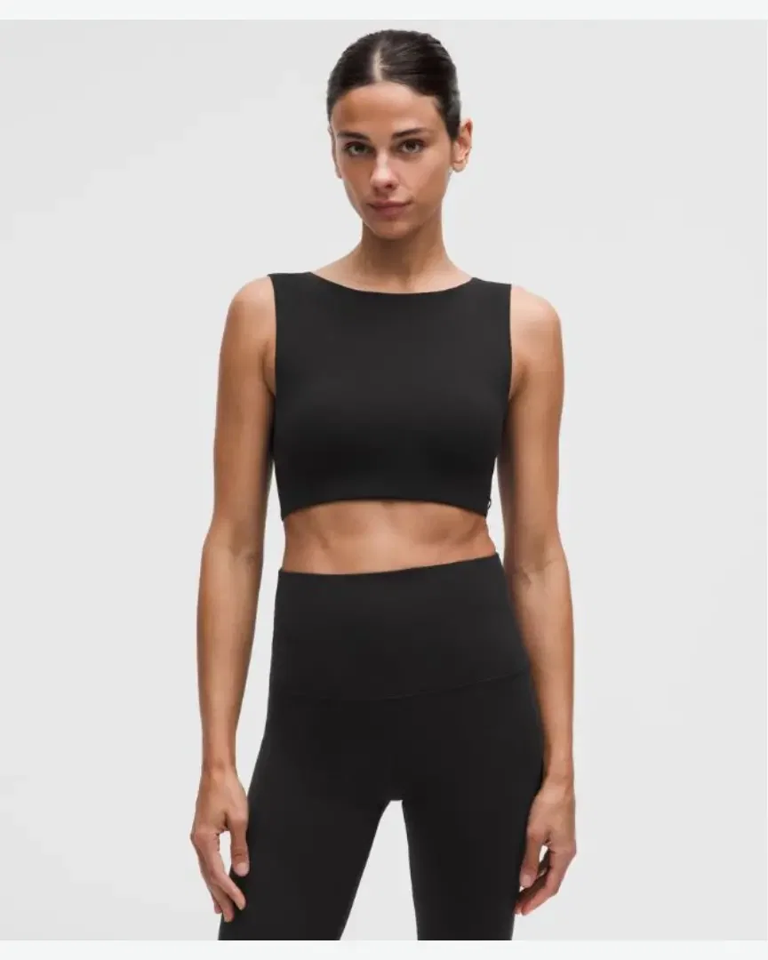 Lululemon brassière bend this col bateau dégagé maintien léger, bonnets a-c Femme