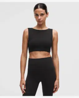 Lululemon brassière bend this col bateau dégagé maintien léger, bonnets a-c Femme – 1/5