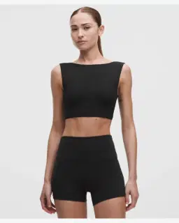 Lululemon brassière bend this col bateau dégagé maintien léger, bonnets a-c Femme – 1/5