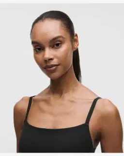 Lululemon brassière côtelée à fines bretelles maintien léger, bonnets b/c Femme – 4/5