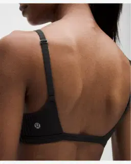 Lululemon brassière côtelée à fines bretelles maintien léger, bonnets b/c Femme – 5/5
