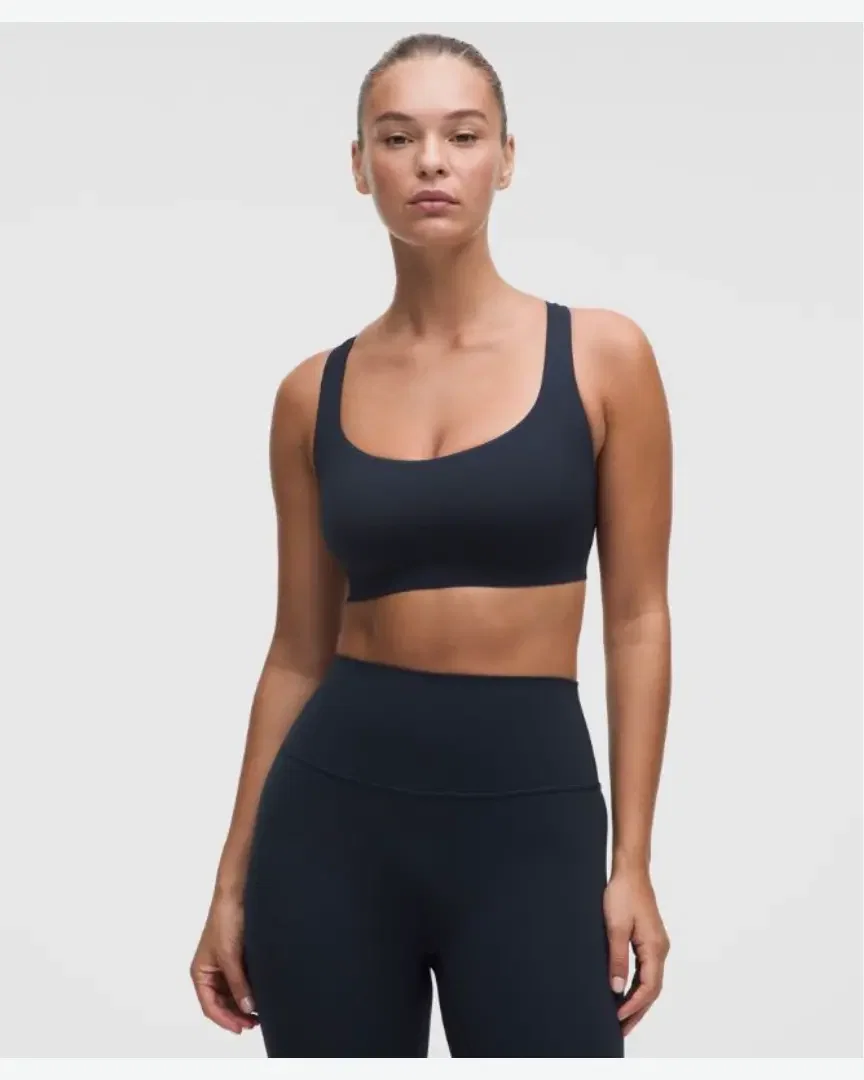 Lululemon Brassière De Yoga Flexyflex À Bretelles Multiples Maintien Léger, Bonnets D-Ddd W