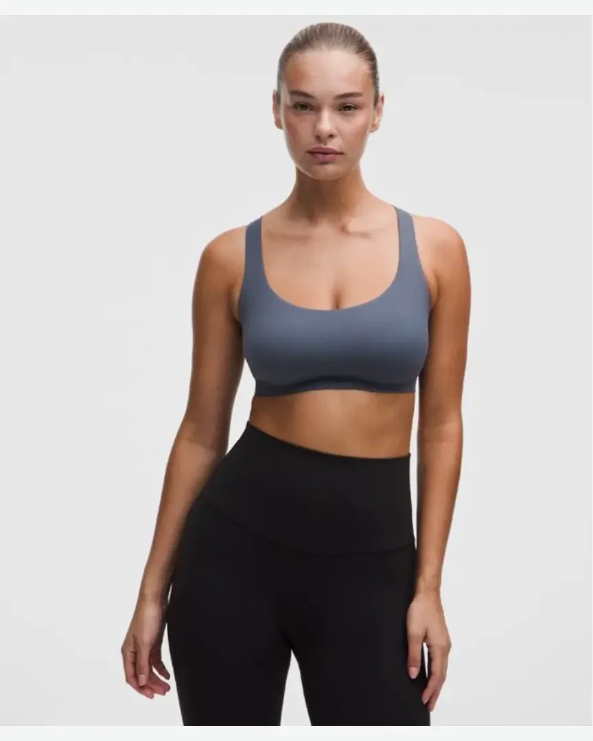 Lululemon brassière de yoga flexyflex à bretelles multiples maintien léger, bonnets d-ddd Femme