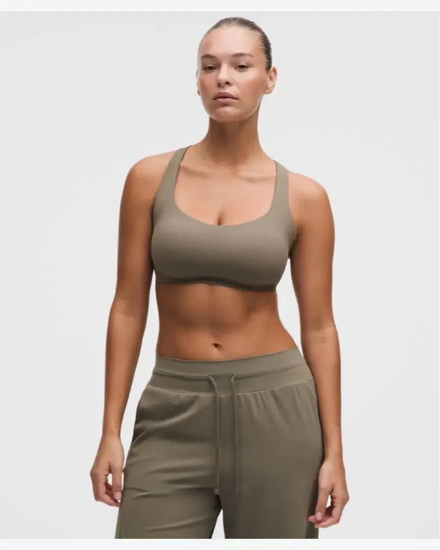 Lululemon Brassière De Yoga Flexyflex À Bretelles Multiples Maintien Léger, Bonnets D-Ddd W