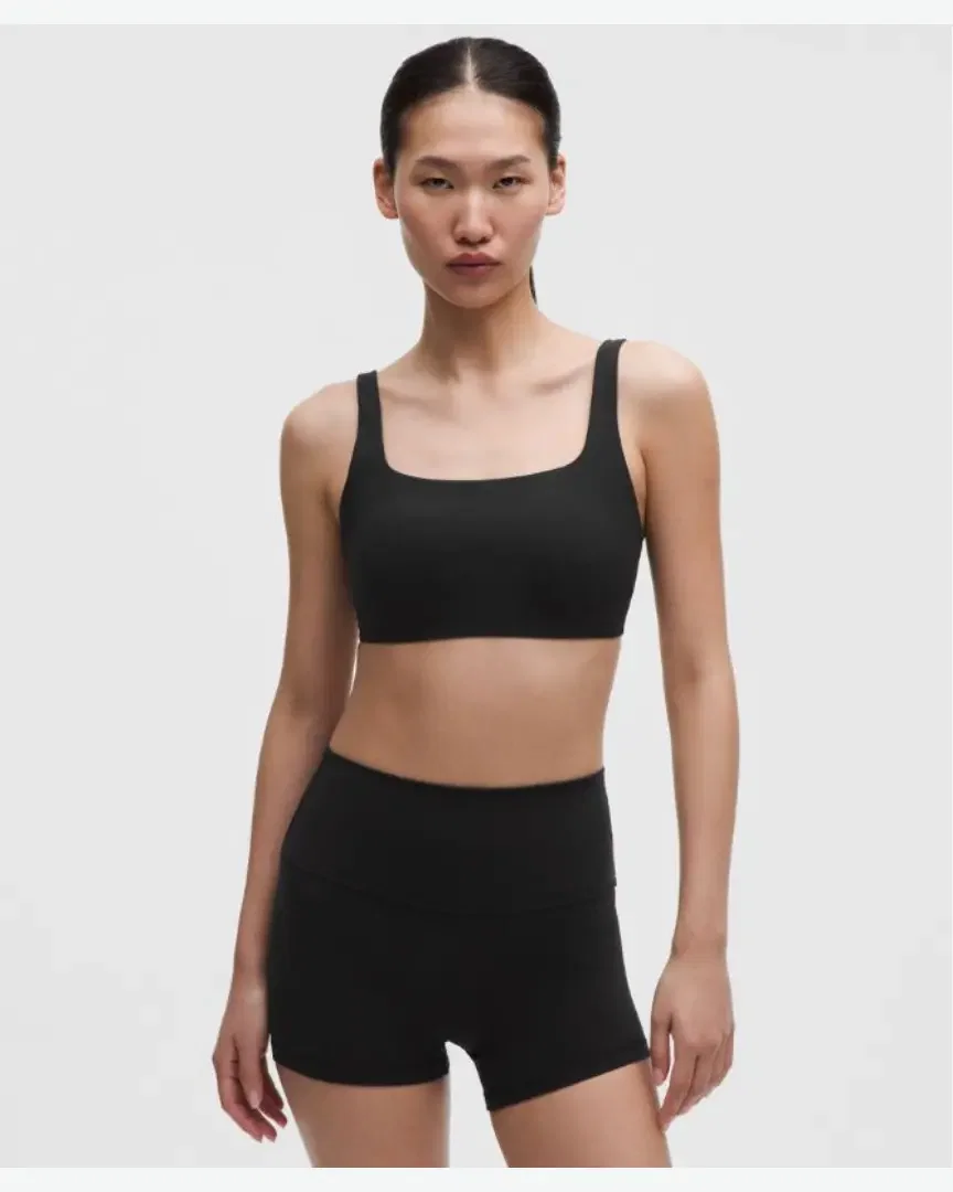 Lululemon Brassière De Yoga Flexyflex À Encolure Carrée Maintien Léger, Bonnets A-C W
