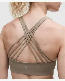 Lululemon brassière de yoga flexyflex maintien léger, bonnets a-c Femme – 5/5