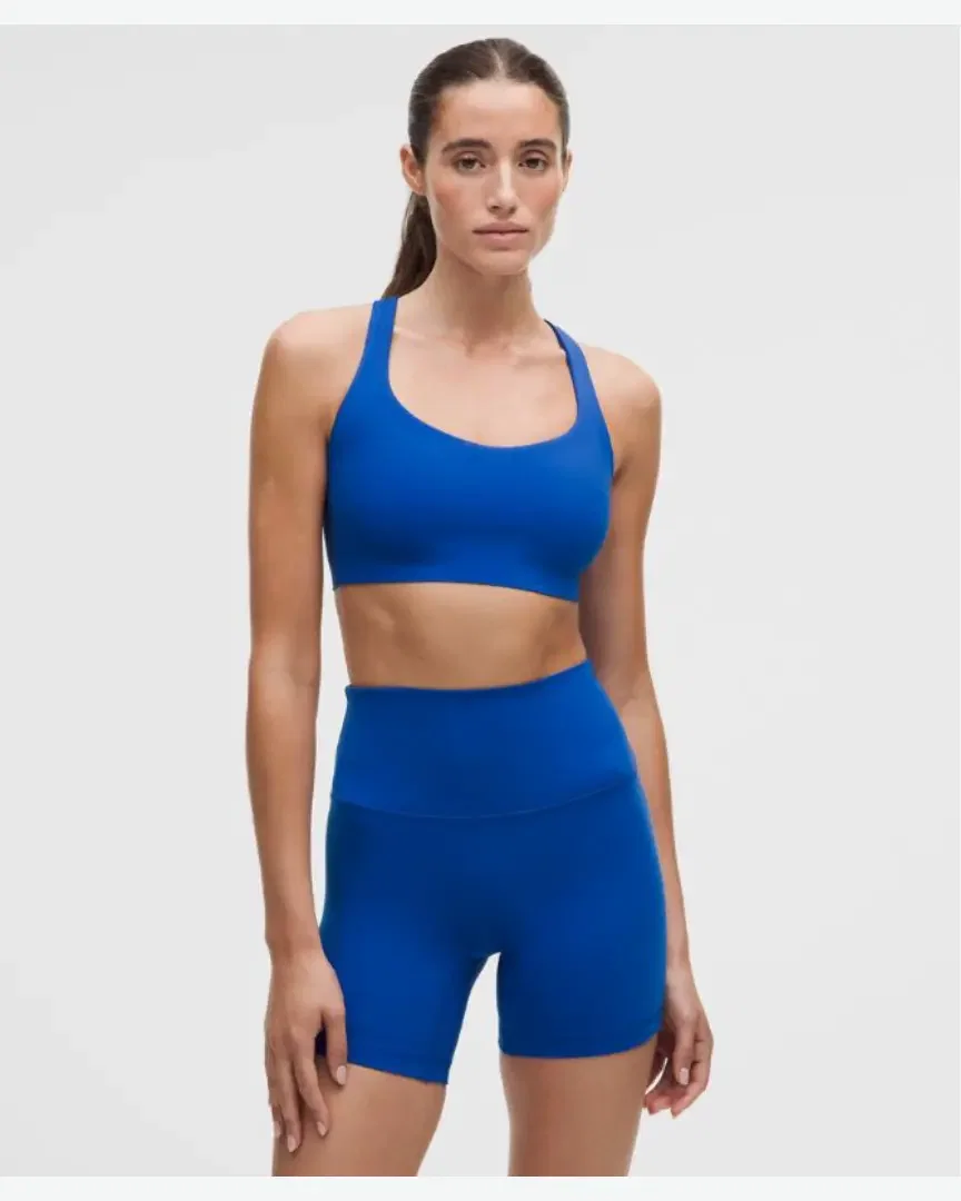 Lululemon brassière de yoga flexyflex maintien léger, bonnets a-c Femme