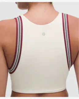 Lululemon brassière de yoga groove maintien léger, bonnets b/c finitions rayées Femme – 5/5