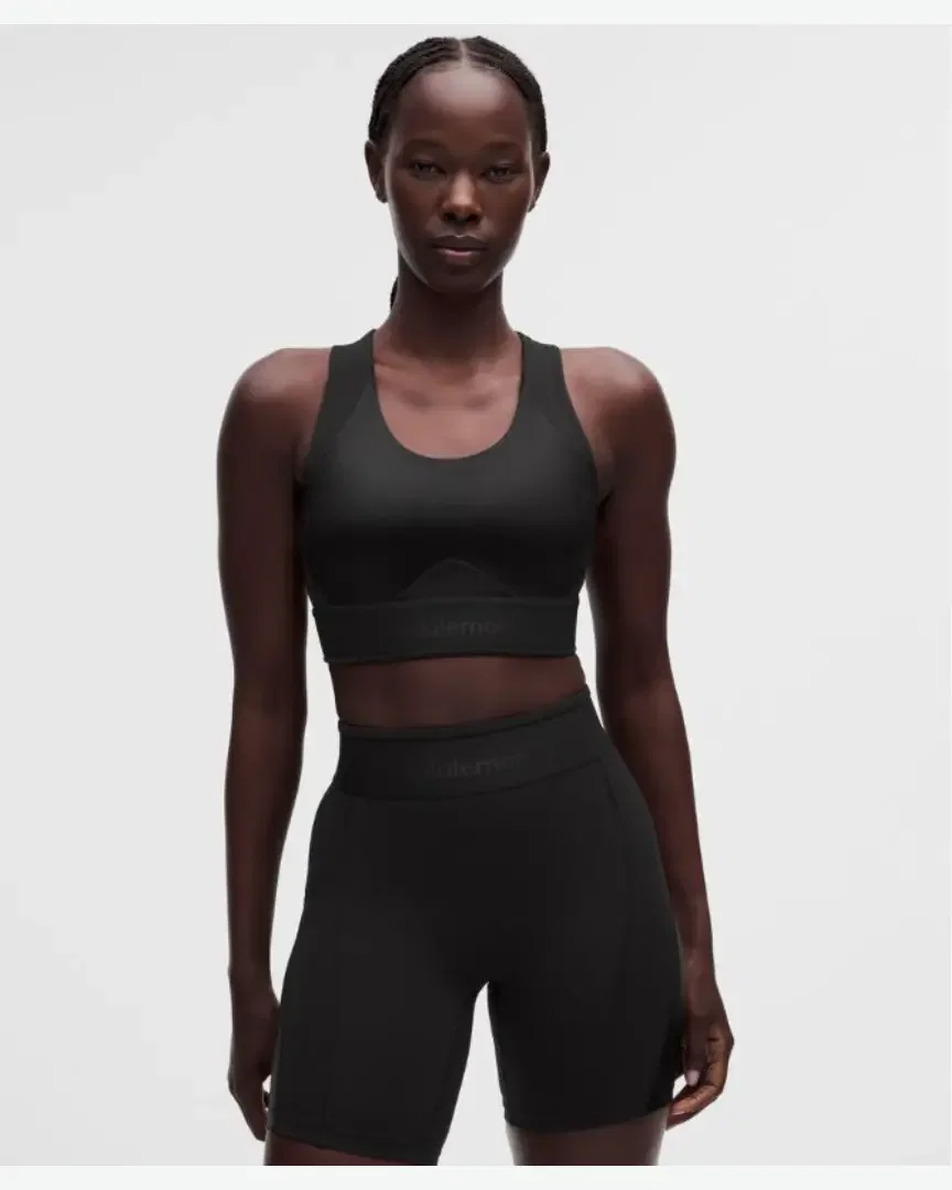Lululemon Brassière Dos Nageur À Effet Brillant License To Train Maintien Moyen, Bonnets B/C W