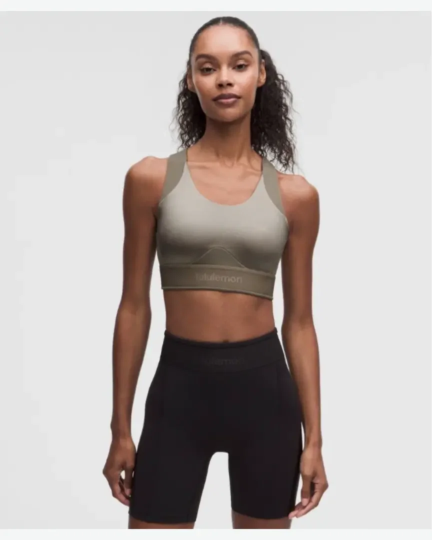Lululemon Brassière Dos Nageur À Effet Brillant License To Train Maintien Moyen, Bonnets B/C W