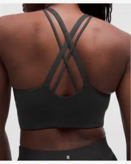 Lululemon brassière energy evolve longue à encolure haute maintien moyen, bonnets b-d Femme – 5/5
