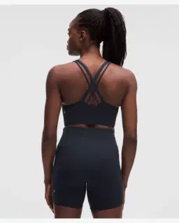 Lululemon brassière energy evolve longue à encolure haute maintien moyen, bonnets b-d Femme – 2/5