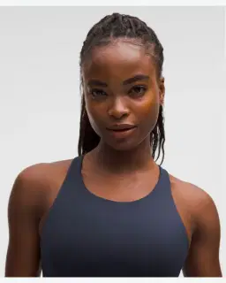 Lululemon brassière energy evolve longue à encolure haute maintien moyen, bonnets b-d Femme – 4/5