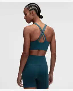 Lululemon brassière energy evolve longue à encolure haute maintien moyen, bonnets b-d Femme – 2/5