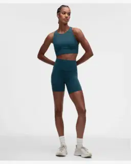 Lululemon brassière energy evolve longue à encolure haute maintien moyen, bonnets b-d Femme – 3/5