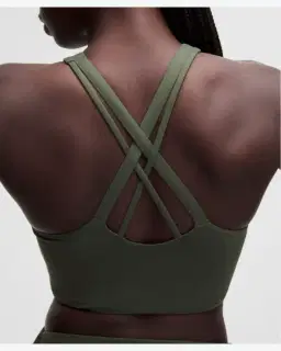 Lululemon brassière energy evolve longue à encolure haute maintien moyen, bonnets b-d Femme – 5/5