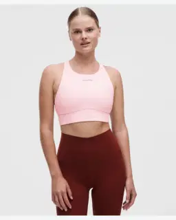 Lululemon brassière energy evolve longue à encolure haute maintien moyen, bonnets b-d Femme – 1/5