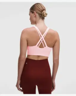 Lululemon brassière energy evolve longue à encolure haute maintien moyen, bonnets b-d Femme – 2/5