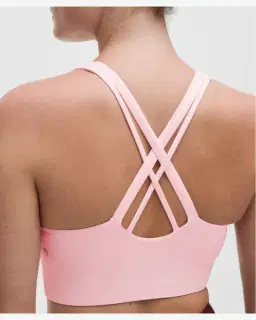 Lululemon brassière energy evolve longue à encolure haute maintien moyen, bonnets b-d Femme – 5/5