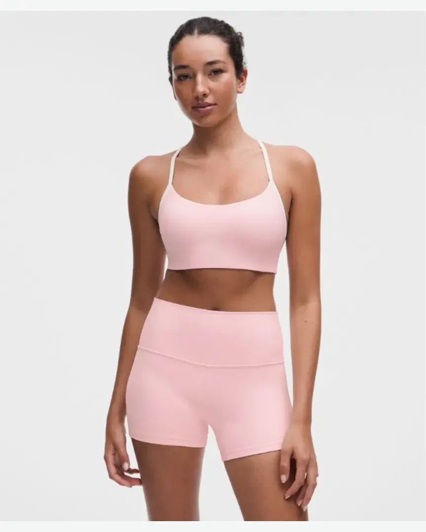 Lululemon Brassière Flow Y Maintien Léger, Bonnets A/B Evolve Bretelle Pop W