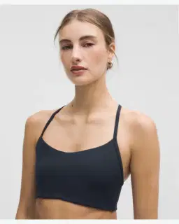 Lululemon brassière flow y maintien léger, bonnets c/d Femme – 4/5
